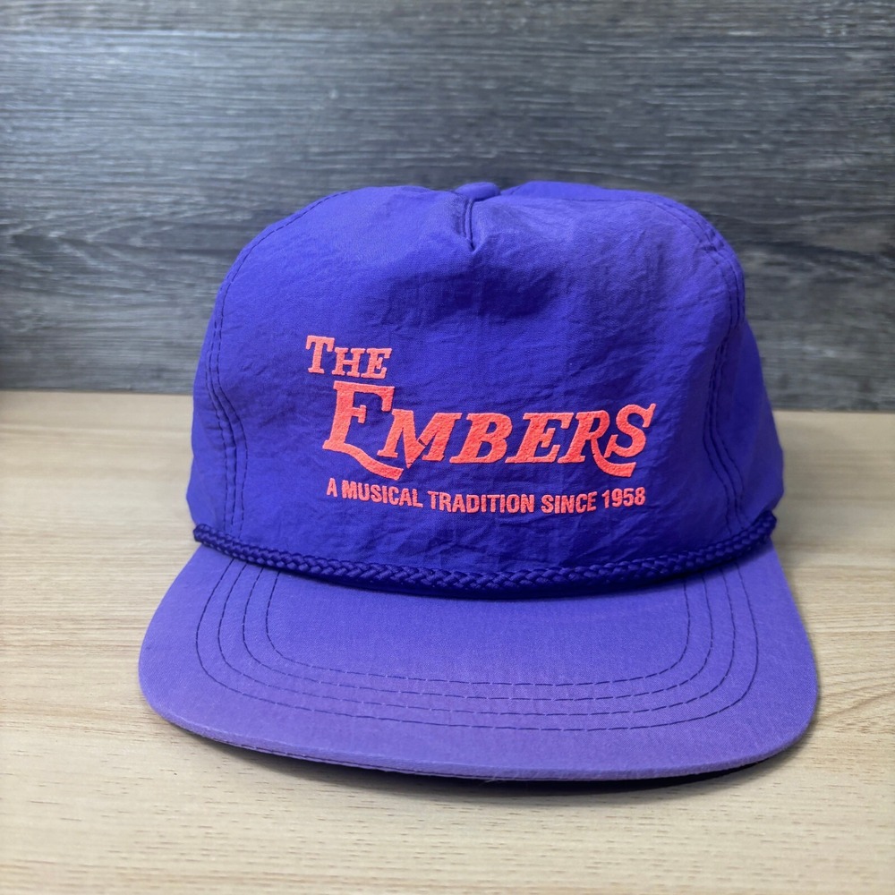 Vintage The Embers Hat Cap Snapback‎ Muscial Tradition Adjustable